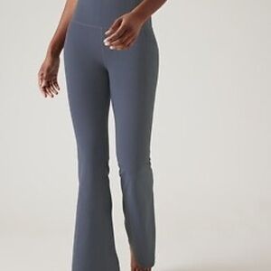 Athleta Granite Blue Flare Pants